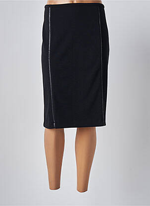 Jupe mi-longue stretch noir TELMAIL femme