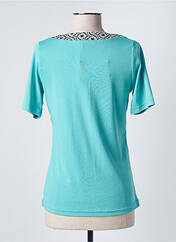 T-shirt bleu TELMAIL pour femme seconde vue