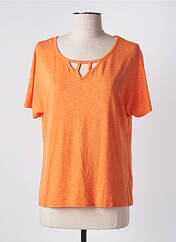 T-shirt orange TELMAIL pour femme seconde vue