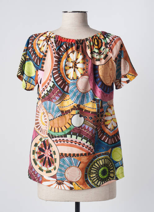 Blouse orange TELMAIL pour femme