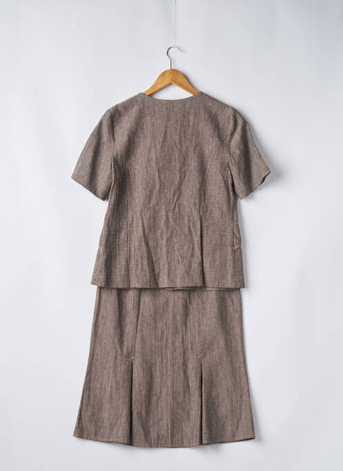 Ensemble jupe marron TELMAIL pour femme
