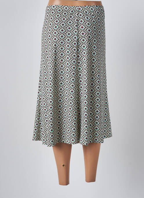 Jupe mi-longue beige TELMAIL pour femme