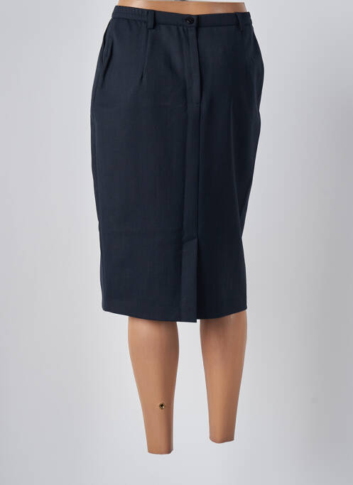 Jupe mi-longue bleu CHRISTIAN MARRY pour femme