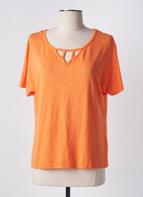 T-shirt orange TELMAIL pour femme