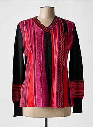 Pull coupe cintrée manches longues noir CHASSAGNARD femme