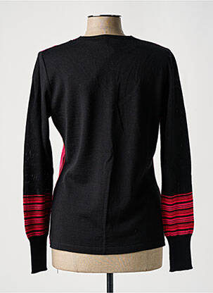 Pull coupe cintrée manches longues noir CHASSAGNARD femme
