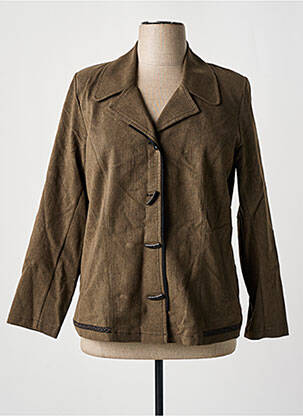 Veste casual col tailleur marron TELMAIL femme