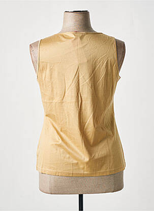 Top stretch sans manche beige MONTAGUT femme