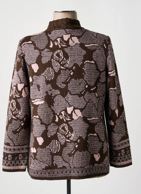 Veste casual marron TELMAIL pour femme