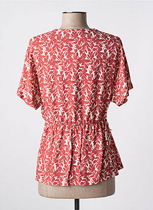 Blouse manches courtes manches courtes orange GUITARE femme