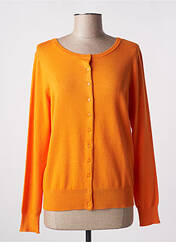 Gilet manches longues orange FRANSA pour femme seconde vue