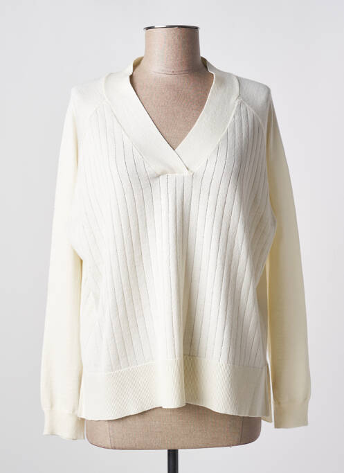 Pull beige FRANSA pour femme