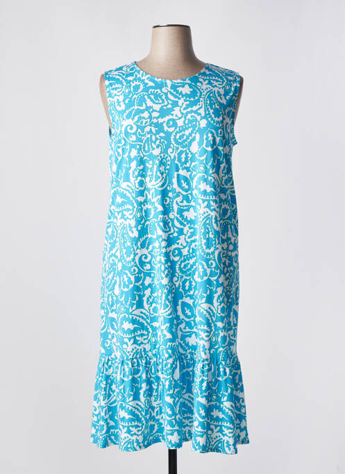 Robe mi-longue bleu OLSEN pour femme