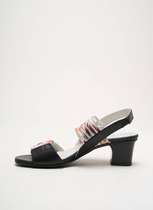 Sandales/Nu pieds noir INEA pour femme