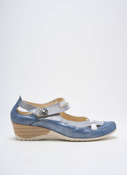 Ballerines bleu PEDI GIRL pour femme