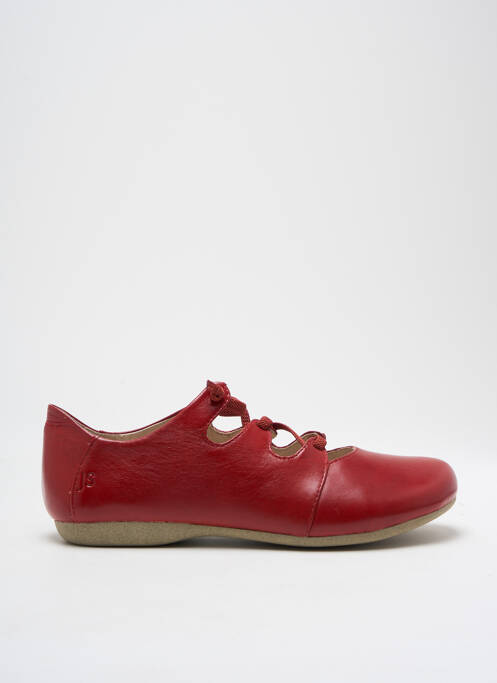 Chaussures de confort rouge JOSEF SEIBEL pour femme