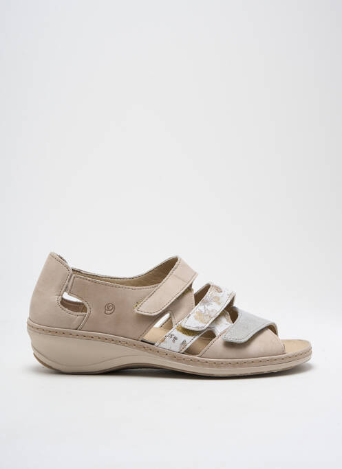 Sandales/Nu pieds beige SUAVE pour femme