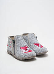 Chaussons/Pantoufles gris GBB pour fille seconde vue