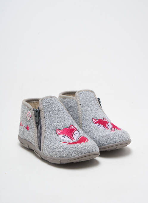 Chaussons/Pantoufles gris GBB pour fille