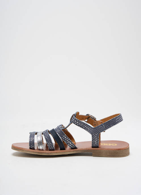 Sandales/Nu pieds bleu GBB pour fille