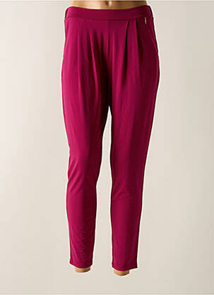 Pantalon 7/8 rose B.YU pour femme