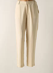 Pantalon droit beige YERSE pour femme seconde vue