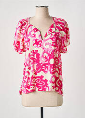 Blouse rose LA FEE MARABOUTEE pour femme seconde vue