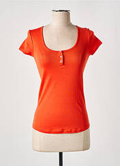 T-shirt orange MAJESTIC FILATURES pour femme seconde vue