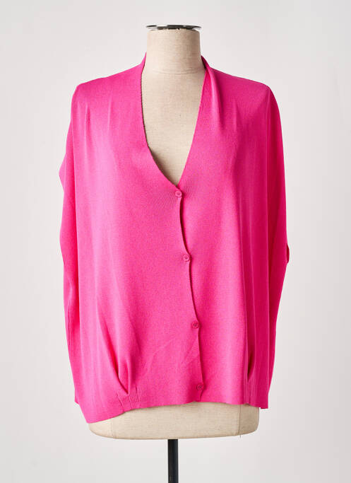 Gilet manches courtes rose ESCORPION pour femme