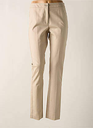 Pantalon slim poches beige DEVERNOIS femme