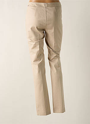 Pantalon slim poches beige DEVERNOIS femme