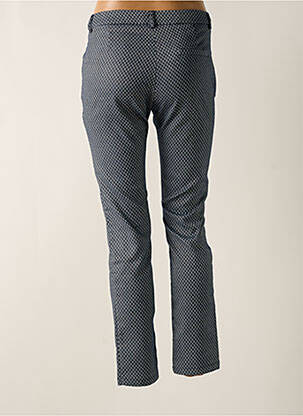 Pantalon slim poches bleu F.A.M. femme
