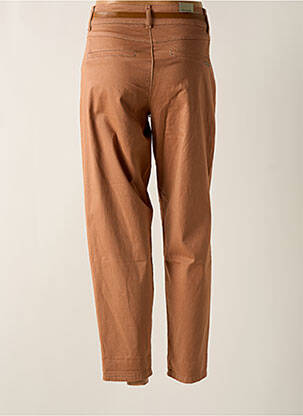 Pantalon chino poches taille haute marron CREAM femme