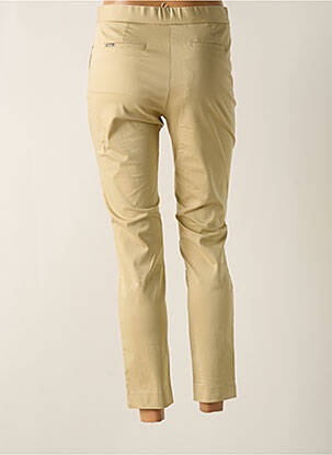 Pantalon 7/8 fermeture zippée sous rabat boutonné beige BARILOCHE femme