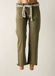 Pantalon 7/8 vert LE TEMPS DES CERISES pour femme seconde vue