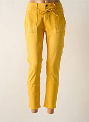 Pantalon slim jaune STREET ONE pour femme seconde vue