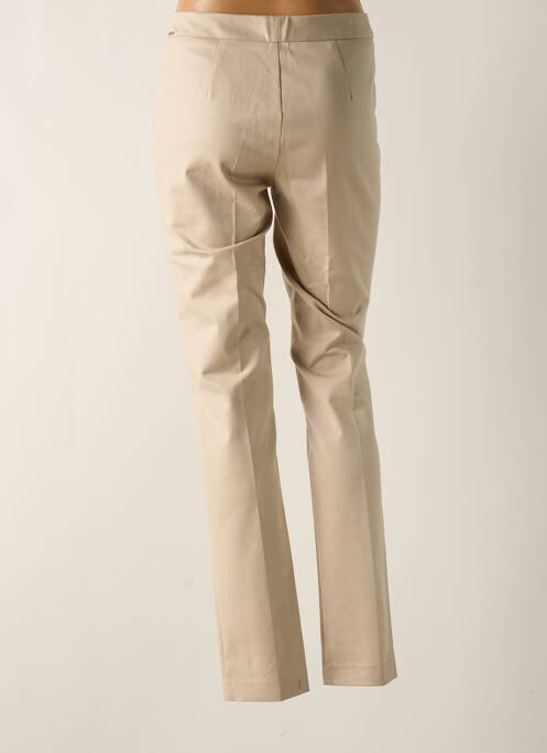 Pantalon slim poches beige DEVERNOIS femme