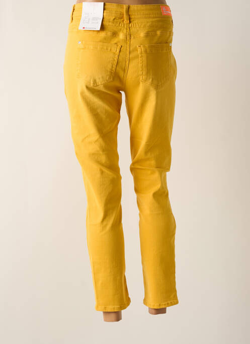 Pantalon slim jaune STREET ONE femme