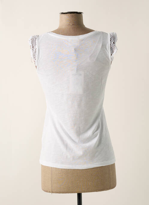 Top blanc JULIE GUERLANDE pour femme
