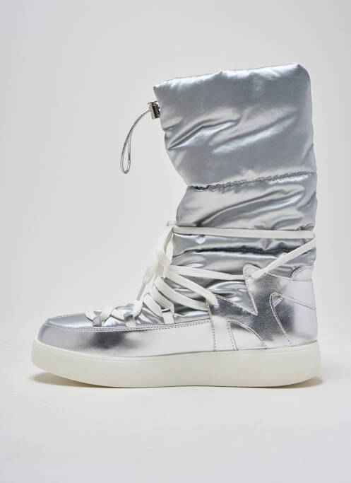 Bottes argent EXÉ pour femme
