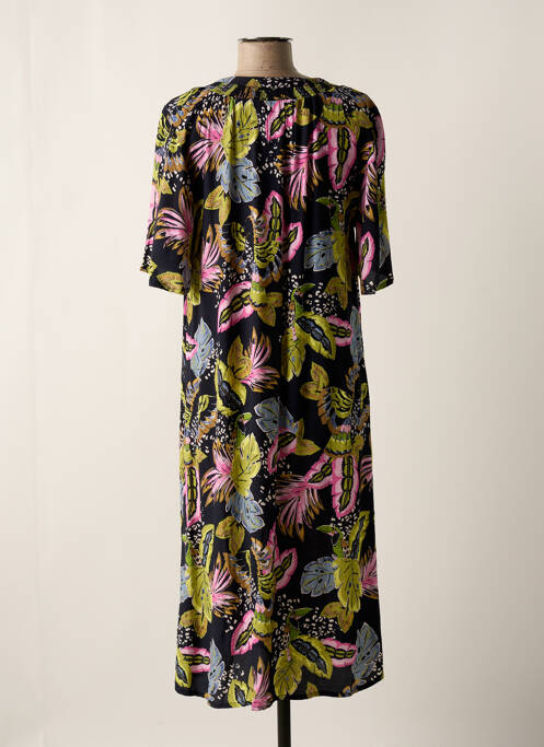 Robe mi-longue bleu CISO pour femme