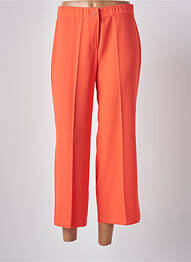 Pantalon 7/8 taille élastique orange TINTA femme