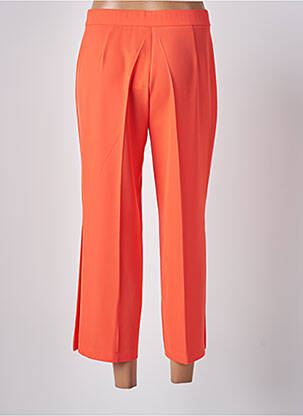 Pantalon 7/8 taille élastique orange TINTA femme