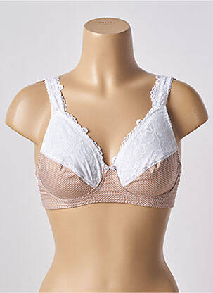 Soutien-gorge sans armature haut soutien-gorge emboitant beige MANAÏS femme