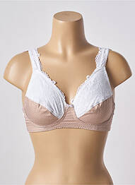Soutien-gorge sans armature haut soutien-gorge emboitant beige MANAÏS femme