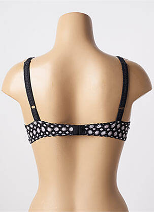 Soutien-gorge sans armature haut triangles noir MANAÏS femme