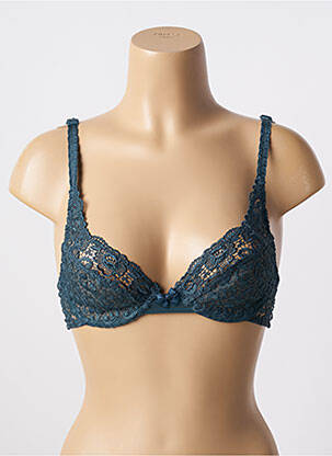 Soutien-gorge effet matière satinée haut soutien-gorge emboitant vert WONDERBRA femme