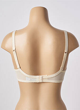 Soutien-gorge effet matière satinée haut soutien-gorge emboitant beige WARNER'S femme