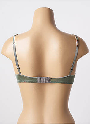 Soutien-gorge effet matière satinée haut soutien-gorge emboitant vert LILLY femme
