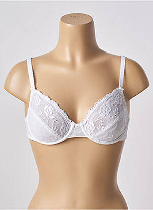 Soutien-gorge effet matière satinée haut soutien-gorge emboitant beige FELINA femme